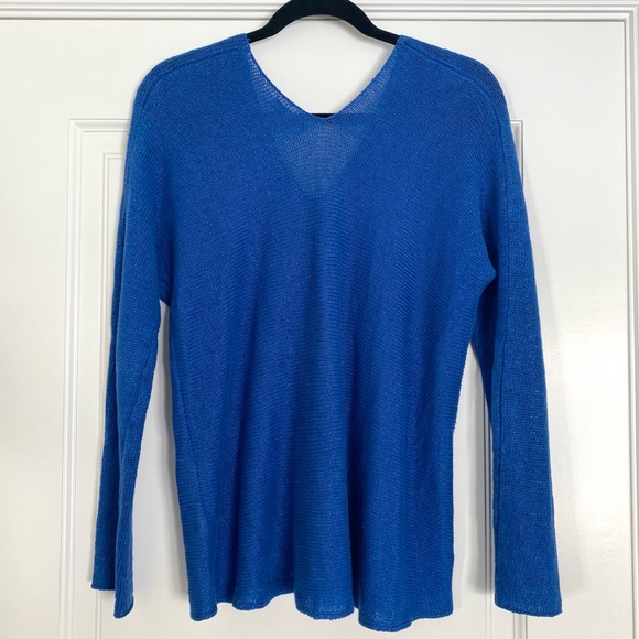 Vince Double V 100% Linen Sweater - XS - Picture 4 of 6